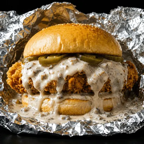 Mushroom Melt Burger